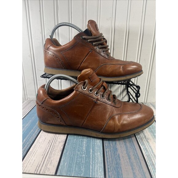 Royal Albartross Driver Golf Shoes Brown Suede Handmade Men Size 8 Augusta - Picture 7 of 11